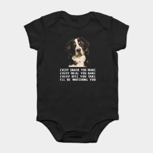 Berner Every Bite You Take Stylish Tee for Dog Lovers Baby Bodysuit